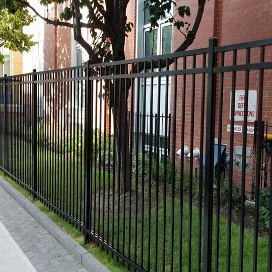 Aluminum-Picket-Fence-Panels Installed in Ottawa